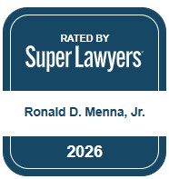 Rated by Super Lawyers Ronald D. Menna, Jr. 2026.